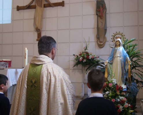 colegio la milagrosa polanco cantabria, celebración virgen milagrosa