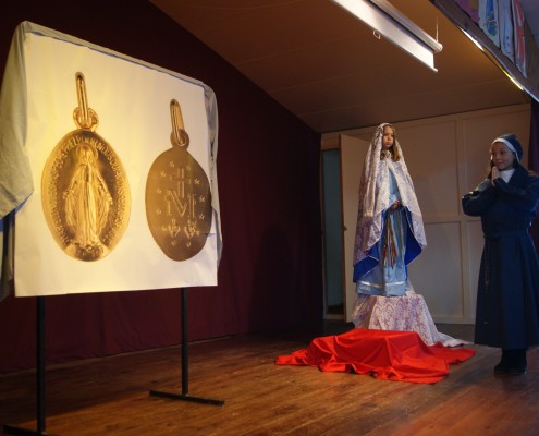 colegio la milagrosa polanco cantabria, celebración virgen milagrosa