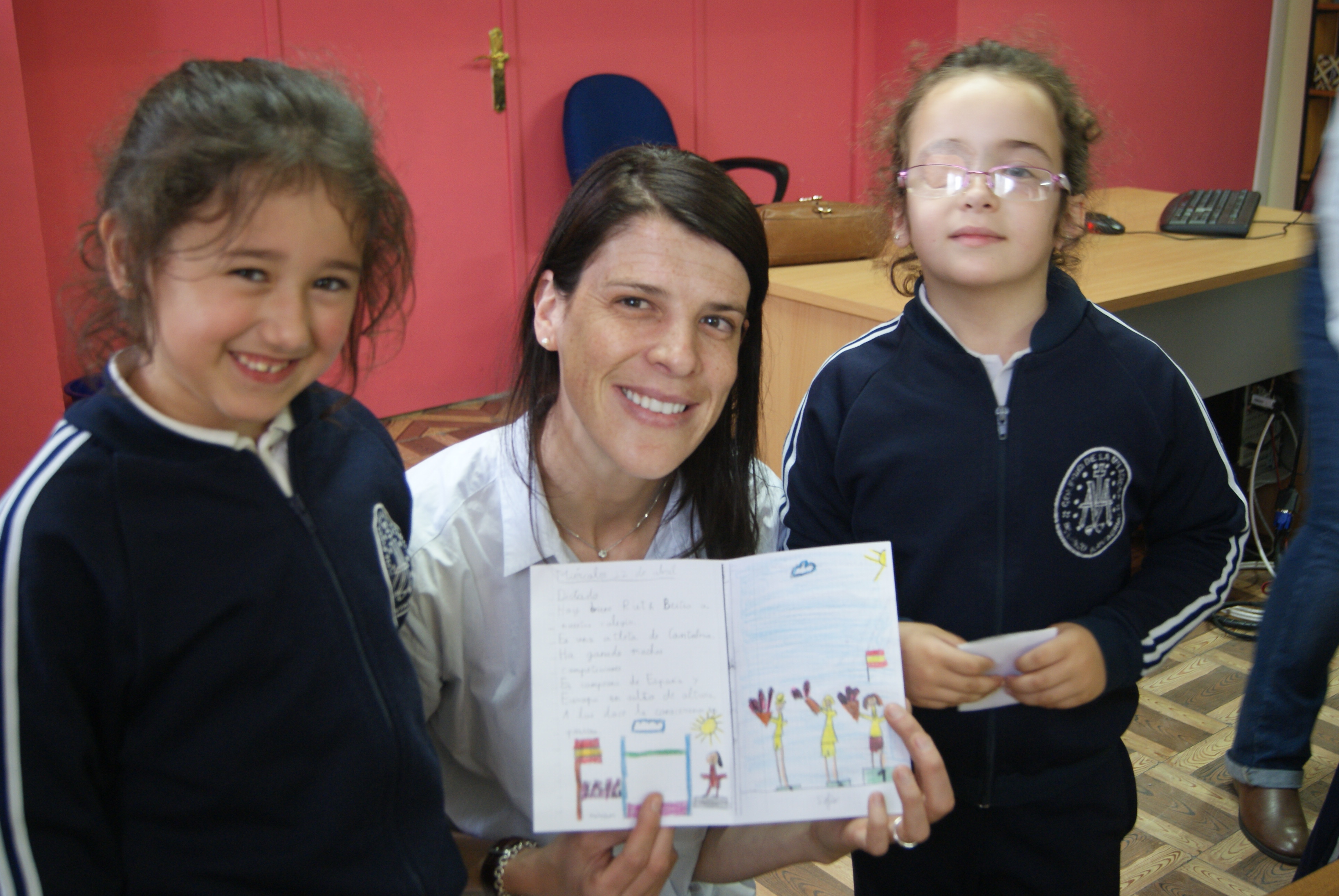 VISITA DE LA ATLETA RUTH BEITIA