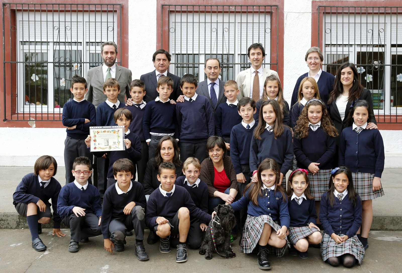 VISITA AL COLEGIO DEL CONSEJERO DE EDUCACIÓN, CULTURA Y DEPORTE, MIGUEL ÁNGEL SERNA
