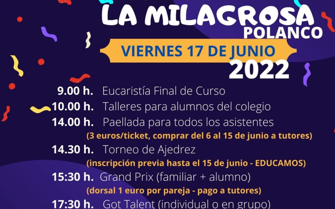FIESTA DE FIN DE CURSO 21-22✨🎉