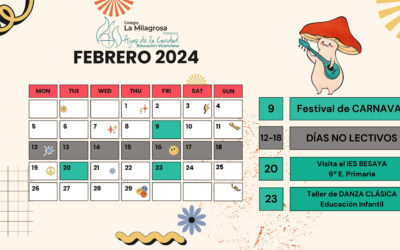 Calendario Actividades Febrero 2024