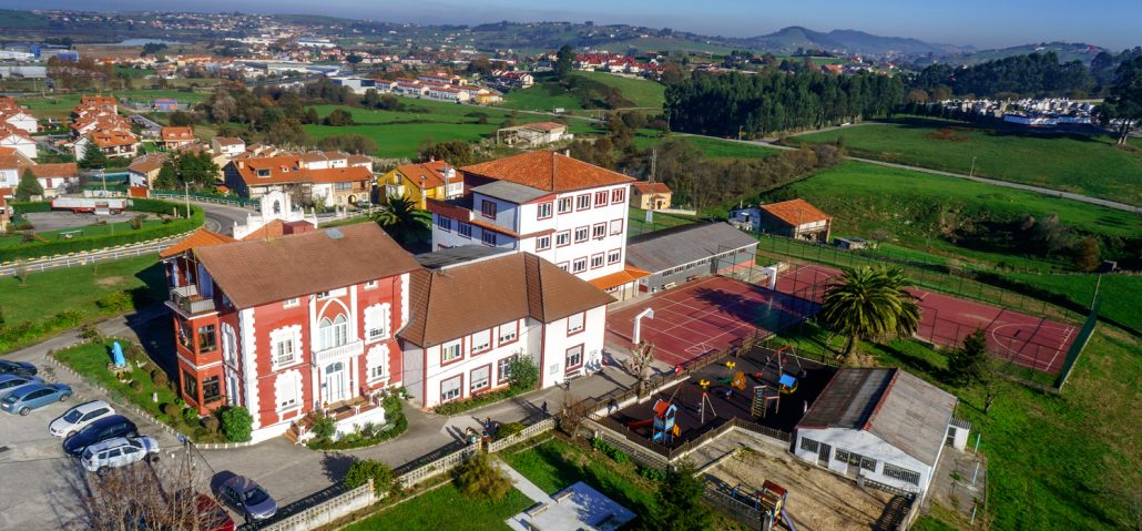Vista del colegio La Milagrosa
